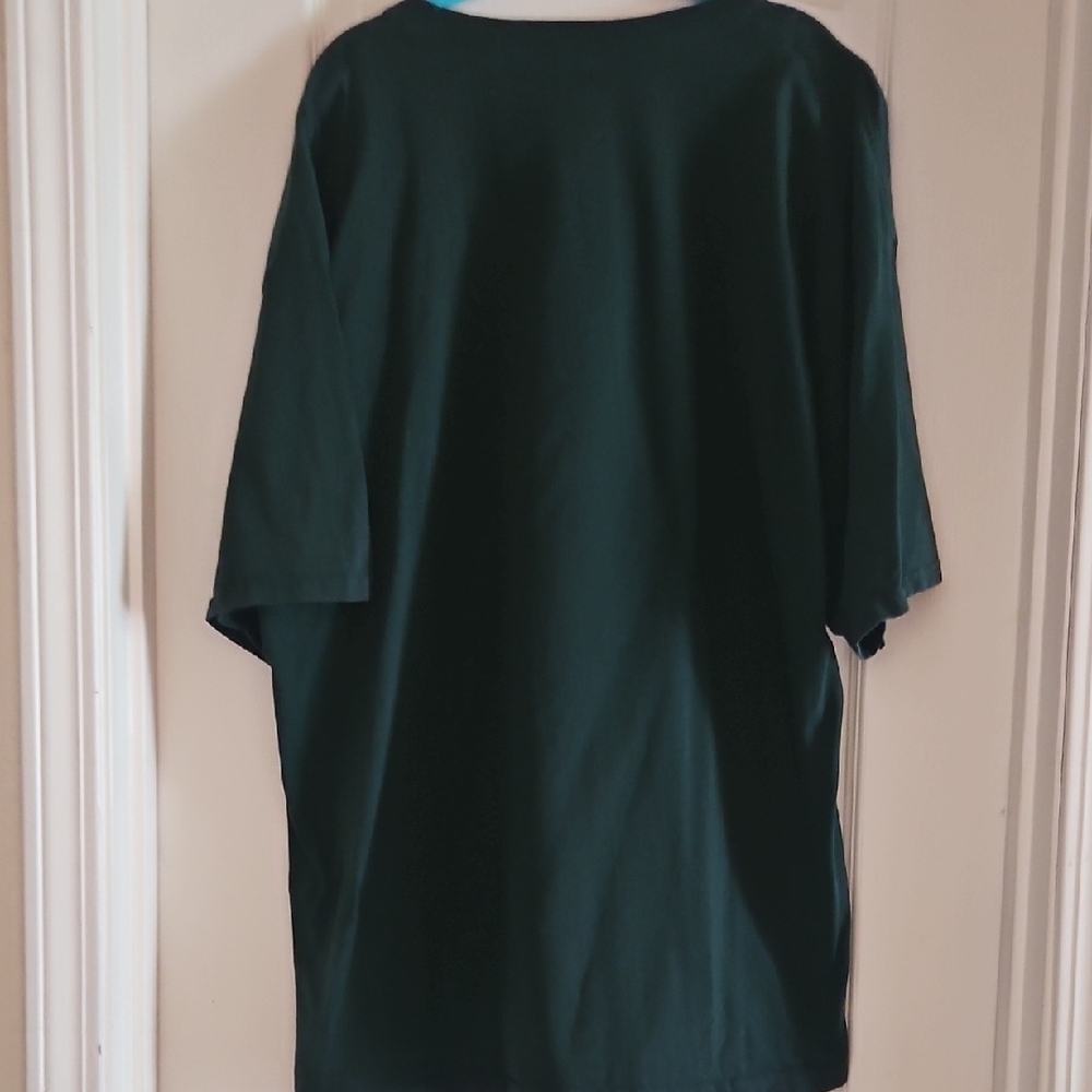 Oakland A's Majestic Authentic Collection Dark Green Shirt - Picture 3 of 4